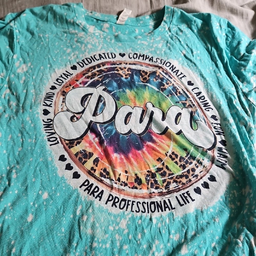 Tie-Dye Para Graphic T-Shirt
